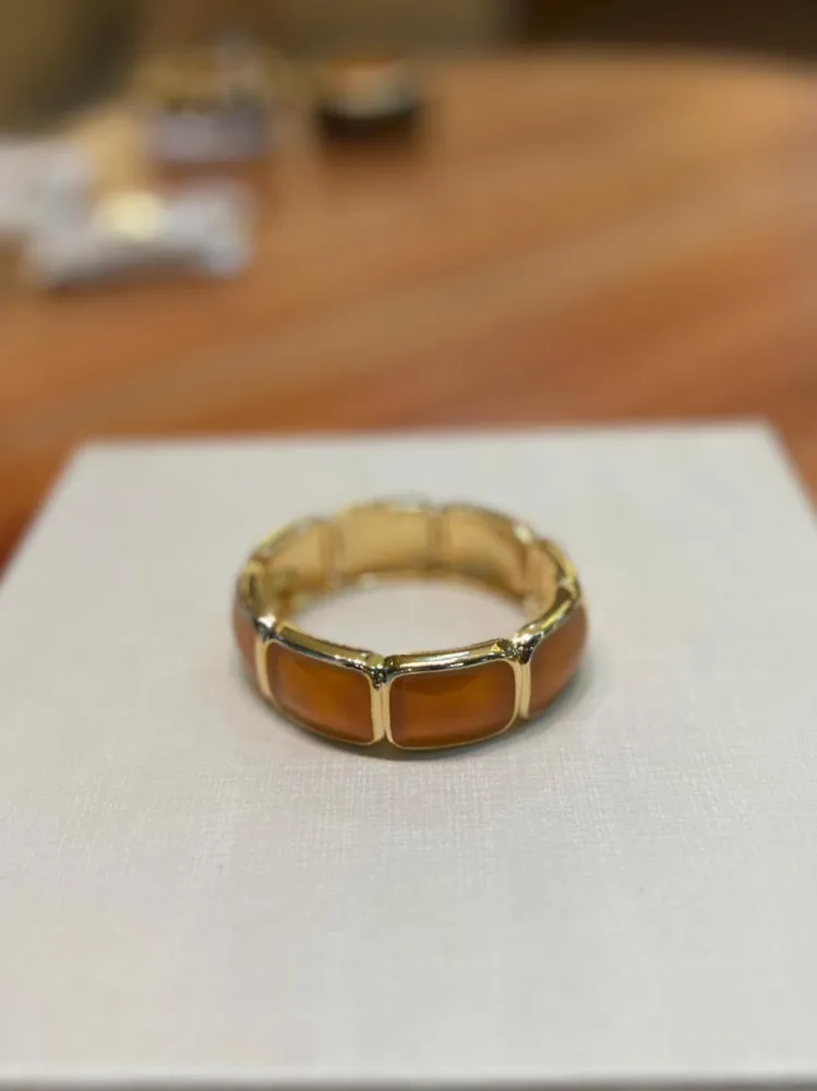 Bracelete Marrom de Pedra