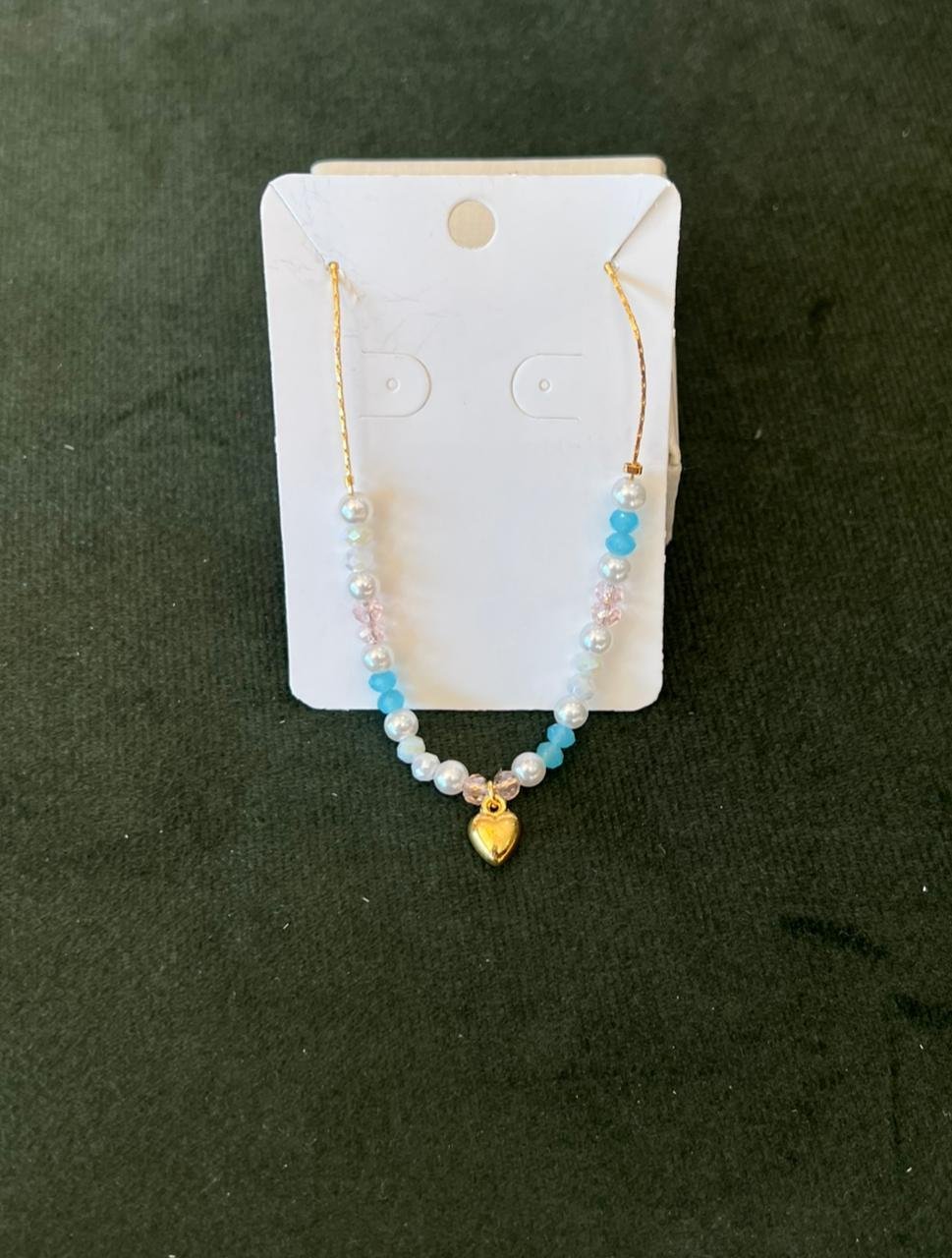 Pulseira de pedras coloridas
