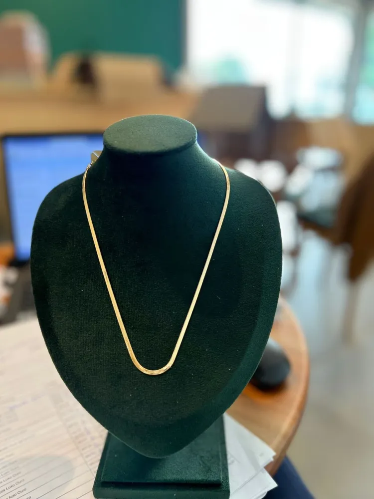 Chocker Fita Dourada