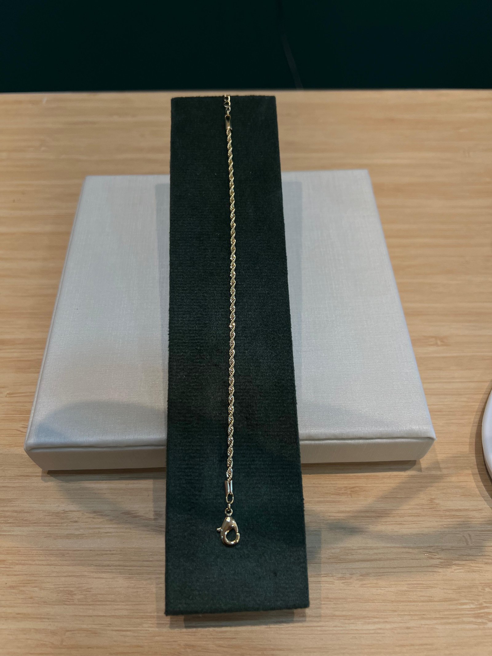 Pulseira cordão baiano dourado P