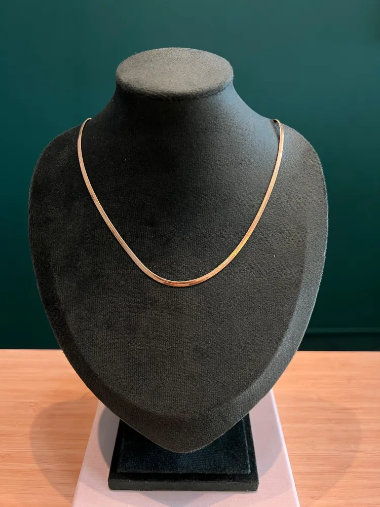 Colar Choker Snake Fina